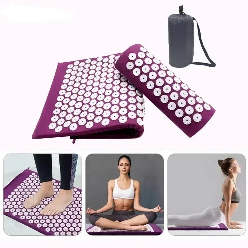 1PC/SET Massager Cushion Acupressure Mat Pillow Relieve Stress Back Pain Massage for Acupuncture Yoga Muscle Relaxation
1PC/SET Massager Cushion Acupressure Mat Pillow Relieve Stress Back Pain Massage for Acupuncture Yoga Muscle Relaxation