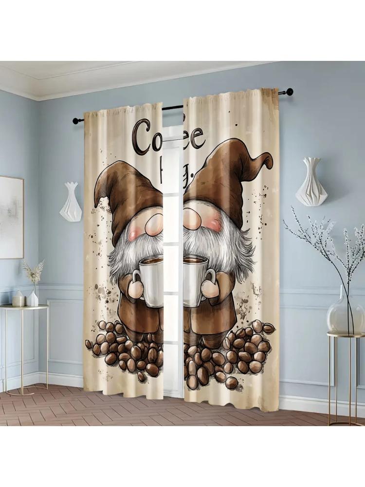 2pcs Light Filtering Curtains Coffee Gnome Versatile Durable Polyester (without rod) Gifts Perfect for Living Room Bedroom 100*130 Grommet Top 1pcs
2pcs Light Filtering Curtains Coffee Gnome Versatile Durable Polyester (without rod) Gifts Perfect for Living Room Bedroom 100*130 Grommet Top 1pcs