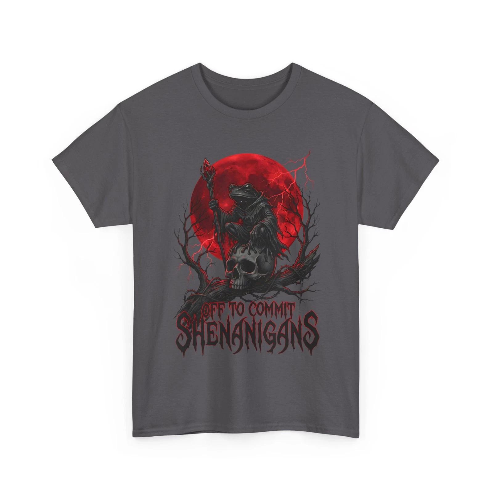 Off to Commit Shenanigans Funny Dark Fantasy Frog Meme T-Shirt M
Off to Commit Shenanigans Funny Dark Fantasy Frog Meme T-Shirt M