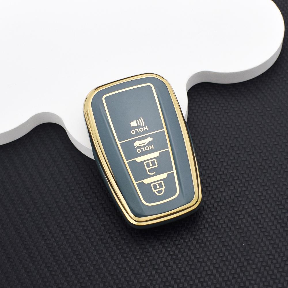 Car Key Fob Case For Toyota Camry Corolla RAV4 Highlander CHR C-HR 2017+ Prado Prius Land Cruiser 4 Buttons TPU Cover Key Chain
Car Key Fob Case For Toyota Camry Corolla RAV4 Highlander CHR C-HR 2017+ Prado Prius Land Cruiser 4 Buttons TPU Cover Key Chain