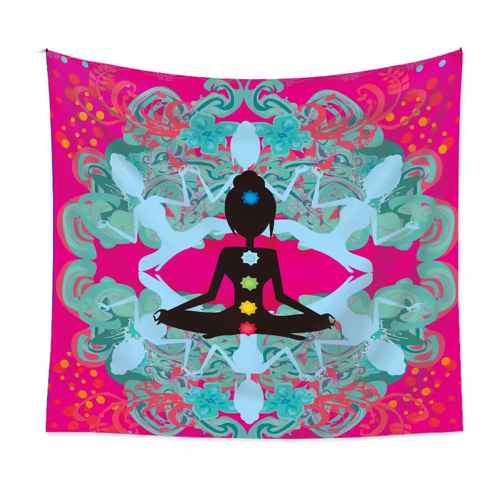 Seven Chakra Tapestry Indian Buddha Statue Meditation Wall Hanging Mandala Tapestry Witchcraft Bohemian Hippie Home Decor Yoga 40x60 cm
Seven Chakra Tapestry Indian Buddha Statue Meditation Wall Hanging Mandala Tapestry Witchcraft Bohemian Hippie Home Decor Yoga 40x60 cm