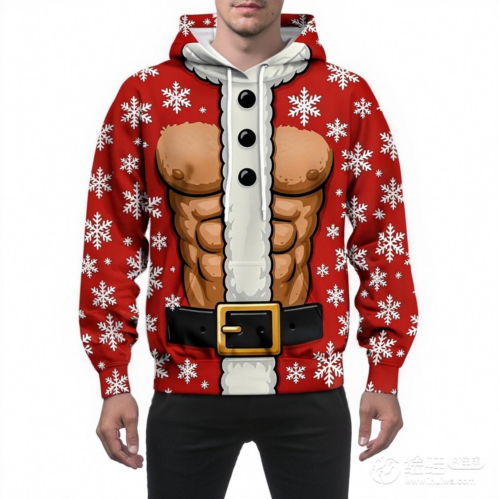 Чоловічий та жіночий персоналізований та креативний різдвяний світшот з капюшоном з довгими рукавами, чоловічий модний різдвяний одяг, повсякденний спортивний топ XL Кіновар
Чоловічий та жіночий персоналізований та креативний різдвяний світшот з капюшоном з довгими рукавами, чоловічий модний різдвяний одяг, повсякденний спортивний топ XL Кіновар