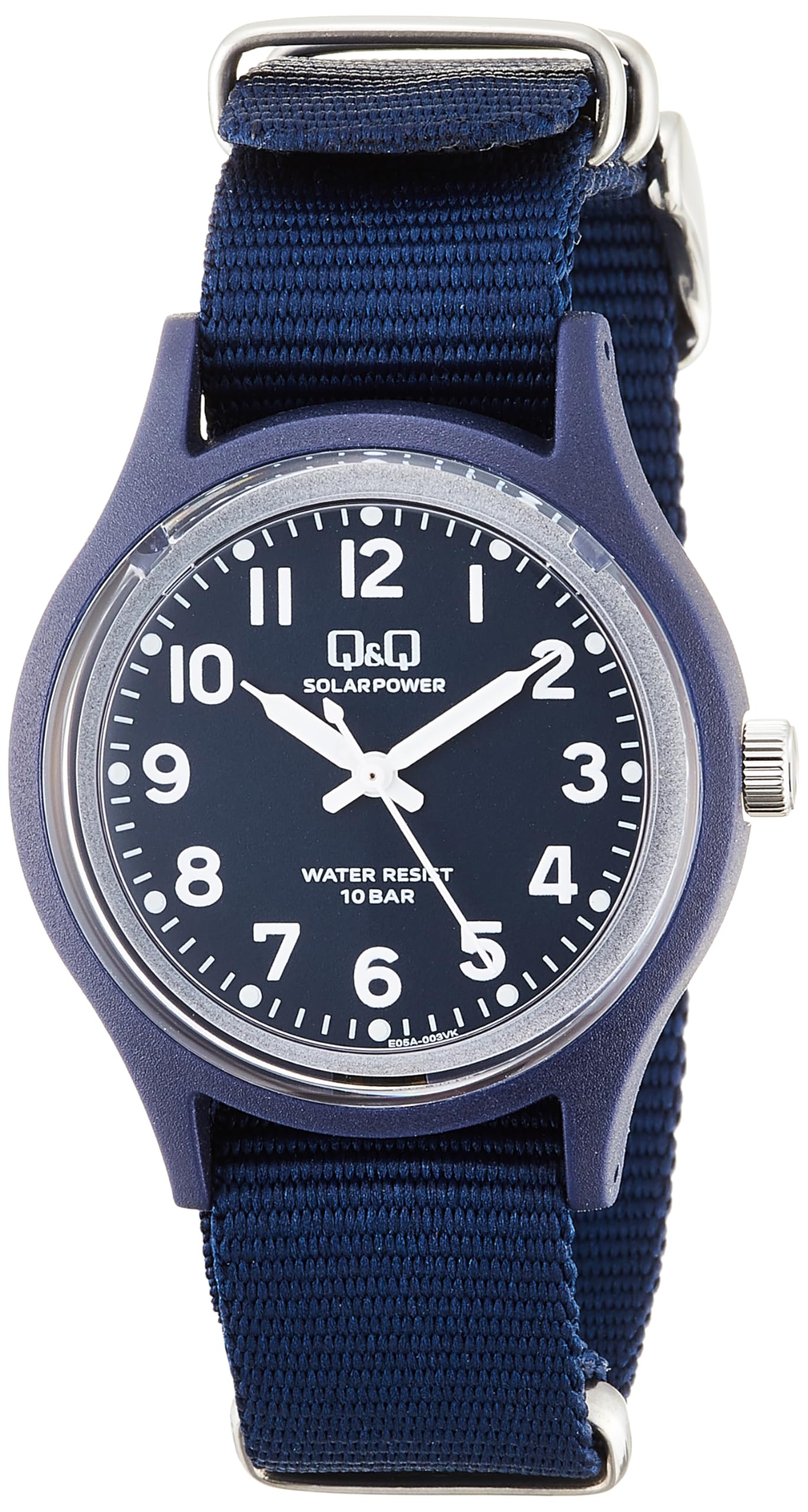 Citizen Analog Solar 10 ATM Water Nylon Navy Q&Q Men s Watch, Resistant, Strap, Blue, E05A-003VK
Citizen Analog Solar 10 ATM Water Nylon Navy Q&Q Men s Watch, Resistant, Strap, Blue, E05A-003VK