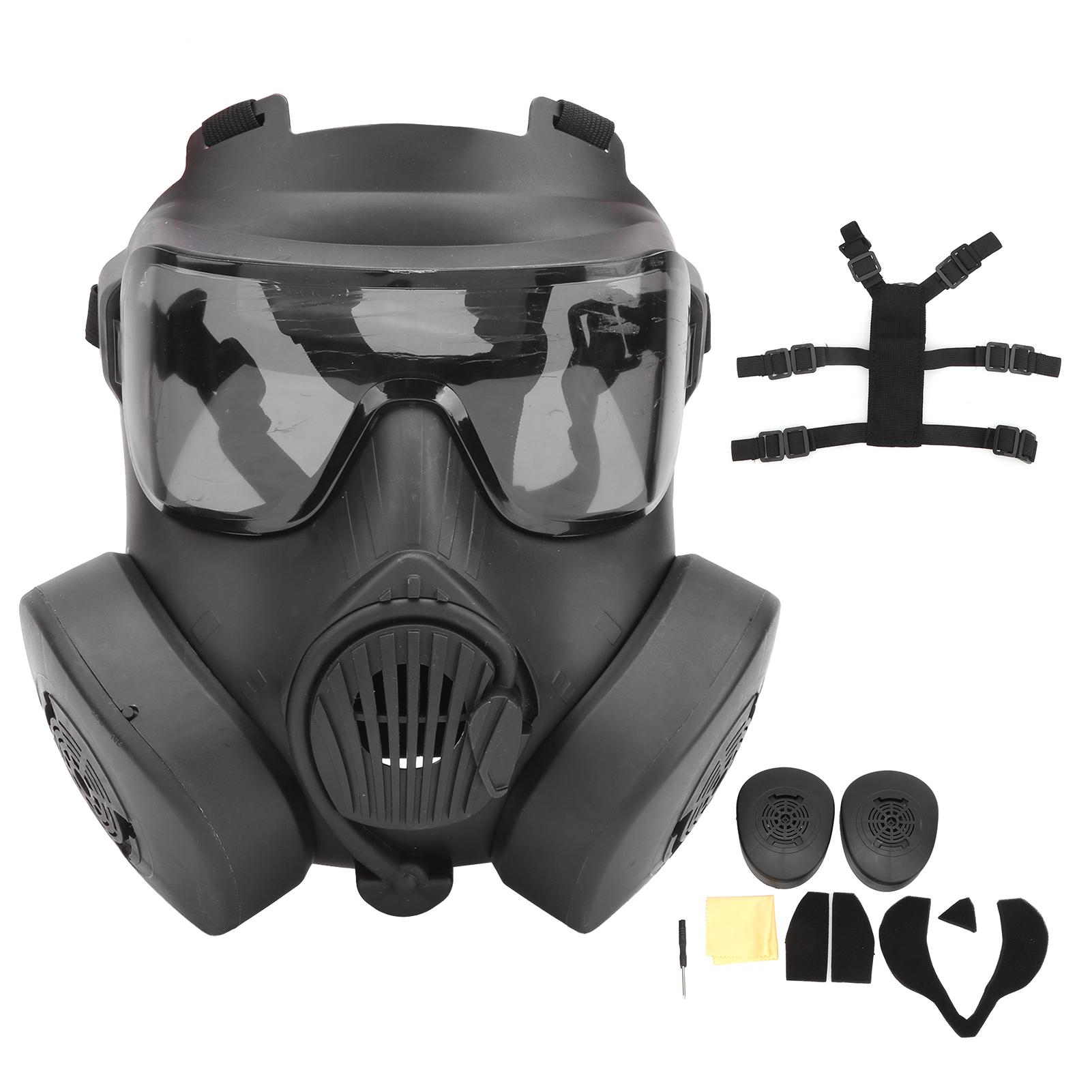 Full Face Shield Dual Fan Breathable Protective Guard for Cosplay Outdoor Gaming Equipment
Full Face Shield Dual Fan Breathable Protective Guard for Cosplay Outdoor Gaming Equipment