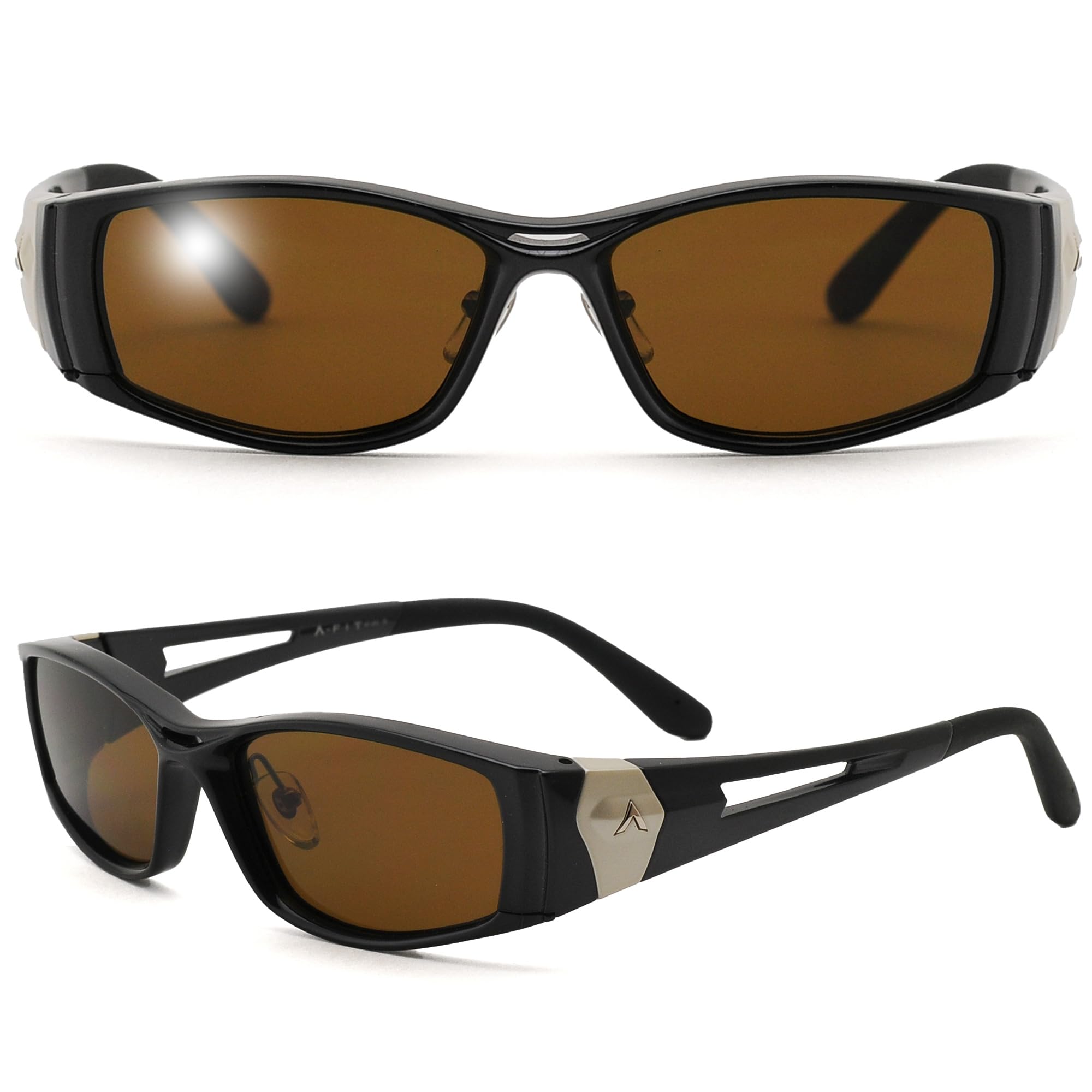 Polarized Sunglasses for and Outdoor UV with Polarized Brown A-Fit Men s Driving, Fishing, Activities, Protection, Black/Gold Lenses, AF-001PBR-C4
Polarized Sunglasses for and Outdoor UV with Polarized Brown A-Fit Men s Driving, Fishing, Activities, Protection, Black/Gold Lenses, AF-001PBR-C4