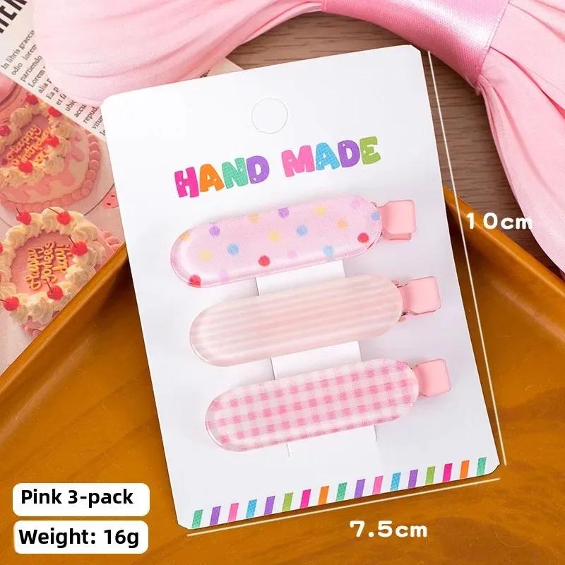 Textured Hair Clip Set - BB Clip Three Pack Forehead Girl Heart Side Fringe Hairpin Professional Salon Partition 1pc/set
Textured Hair Clip Set - BB Clip Three Pack Forehead Girl Heart Side Fringe Hairpin Professional Salon Partition 1pc/set