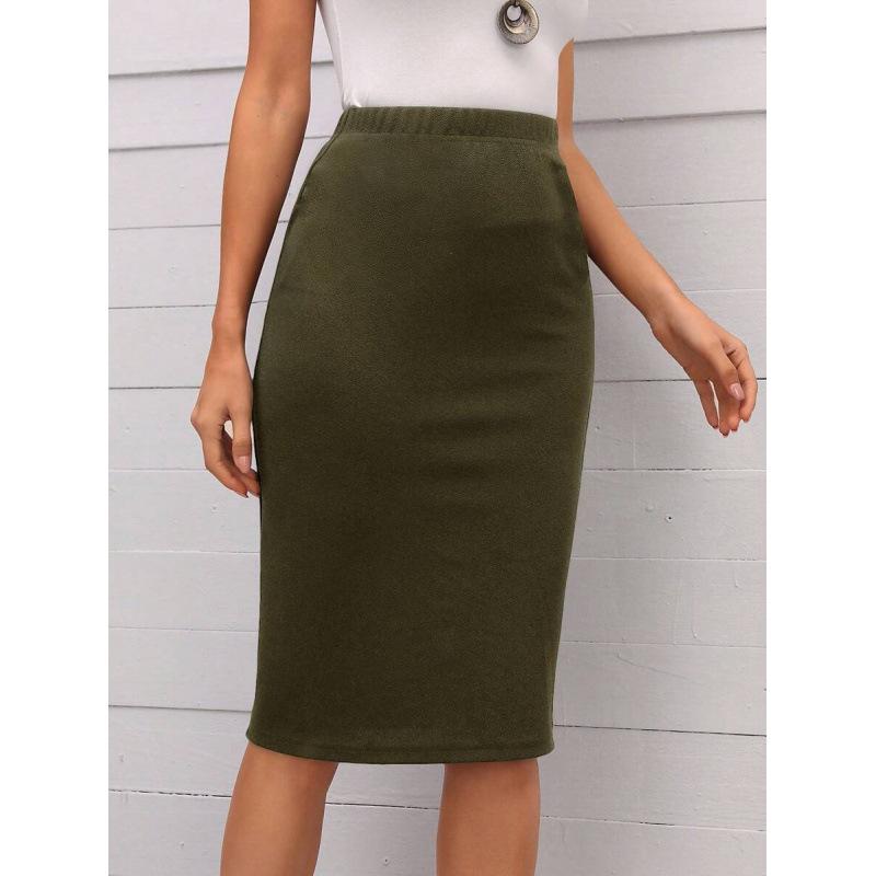 Plus Size Solid A-Line Skirt M зелёный
Plus Size Solid A-Line Skirt M зелёный
