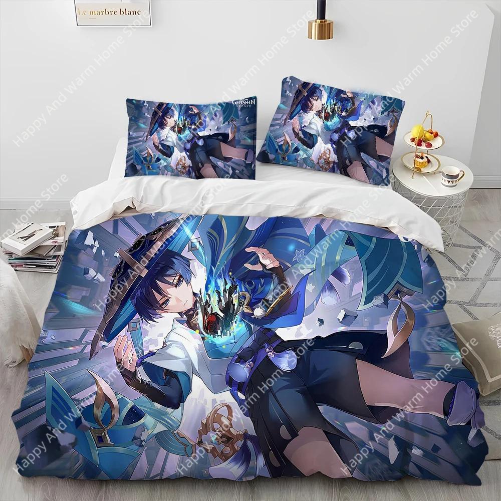 Comforter Genshin Impact Game Gamer Cartoon Comforter Bedding Set Bed Set King Queen Size Bedding Set Comforter (quilt)-EU Single(135*200cm)3pcs
Comforter Genshin Impact Game Gamer Cartoon Comforter Bedding Set Bed Set King Queen Size Bedding Set Comforter (quilt)-EU Single(135*200cm)3pcs