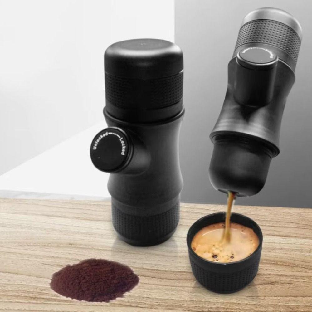 Manual Hand Press Coffee Machine Black Espresso Machine Portable Coffee Maker Camping
Manual Hand Press Coffee Machine Black Espresso Machine Portable Coffee Maker Camping