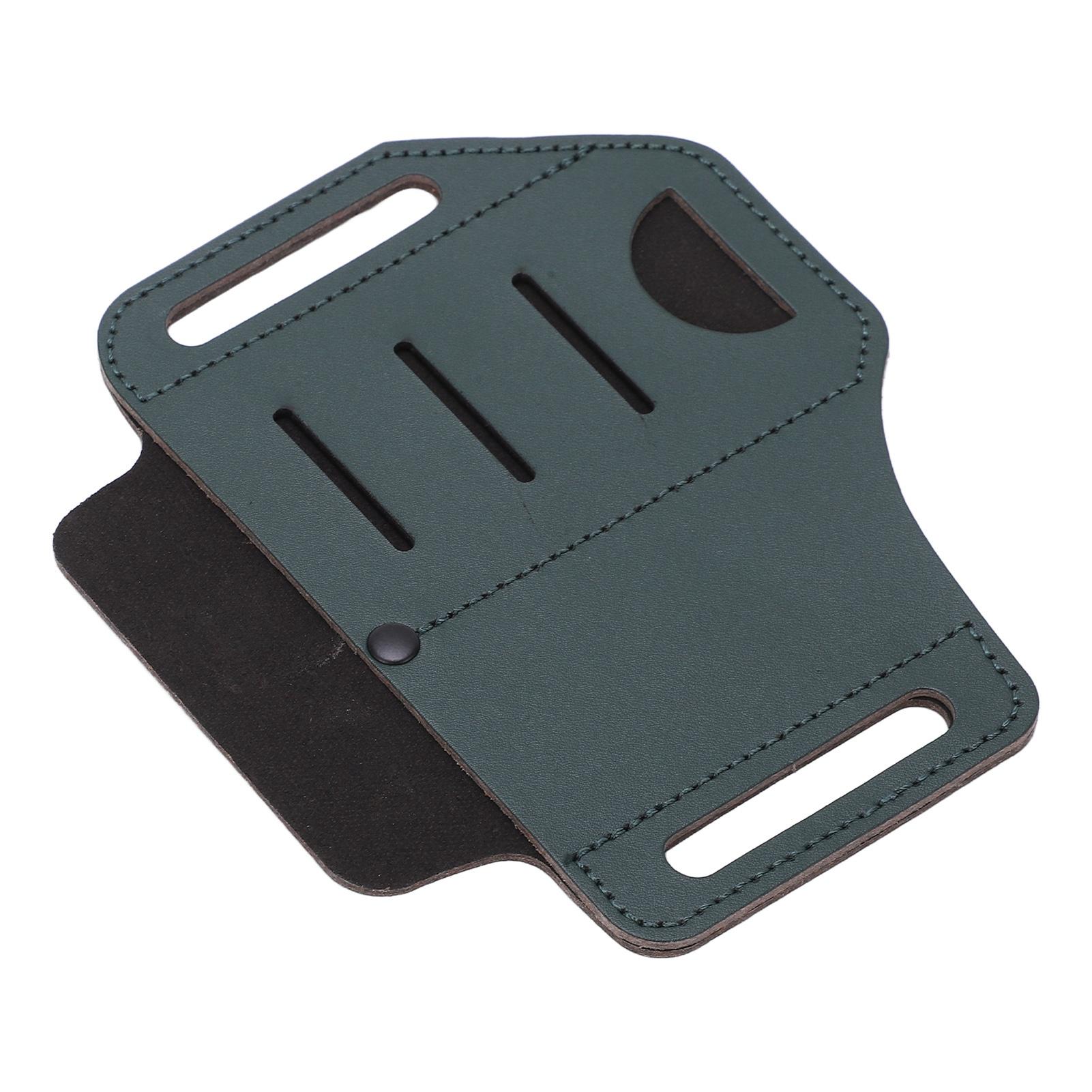 Leather Sheath EDC Organizer Multi Pockets Essentials Carrier Multitool Belt Holster Pouch for Knife Pen FlashlightGreen зелений
Leather Sheath EDC Organizer Multi Pockets Essentials Carrier Multitool Belt Holster Pouch for Knife Pen FlashlightGreen зелений