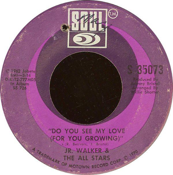 7inch Record JUNIOR WALKER & THE ALL STARS - Do You See My Love (For You Growing S35073 Soul 1970 US Soul/Funk Used
7inch Record JUNIOR WALKER & THE ALL STARS - Do You See My Love (For You Growing S35073 Soul 1970 US Soul/Funk Used