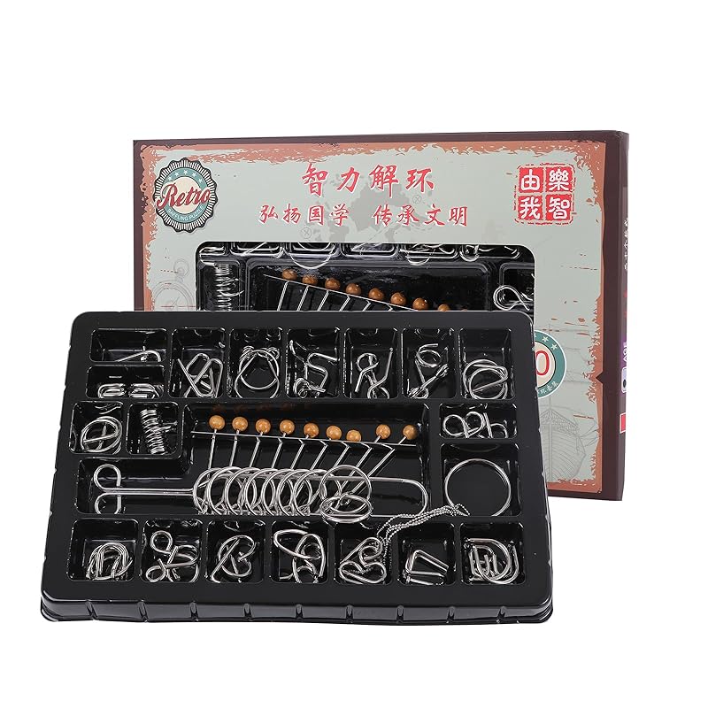 pure seek Wisdom wheel 20 piece set Ancient Chinese wisdom wheel High difficulty level Circle of Wisdom Ranking Circle of Wisdom - Educational Toys
pure seek Wisdom wheel 20 piece set Ancient Chinese wisdom wheel High difficulty level Circle of Wisdom Ranking Circle of Wisdom - Educational Toys