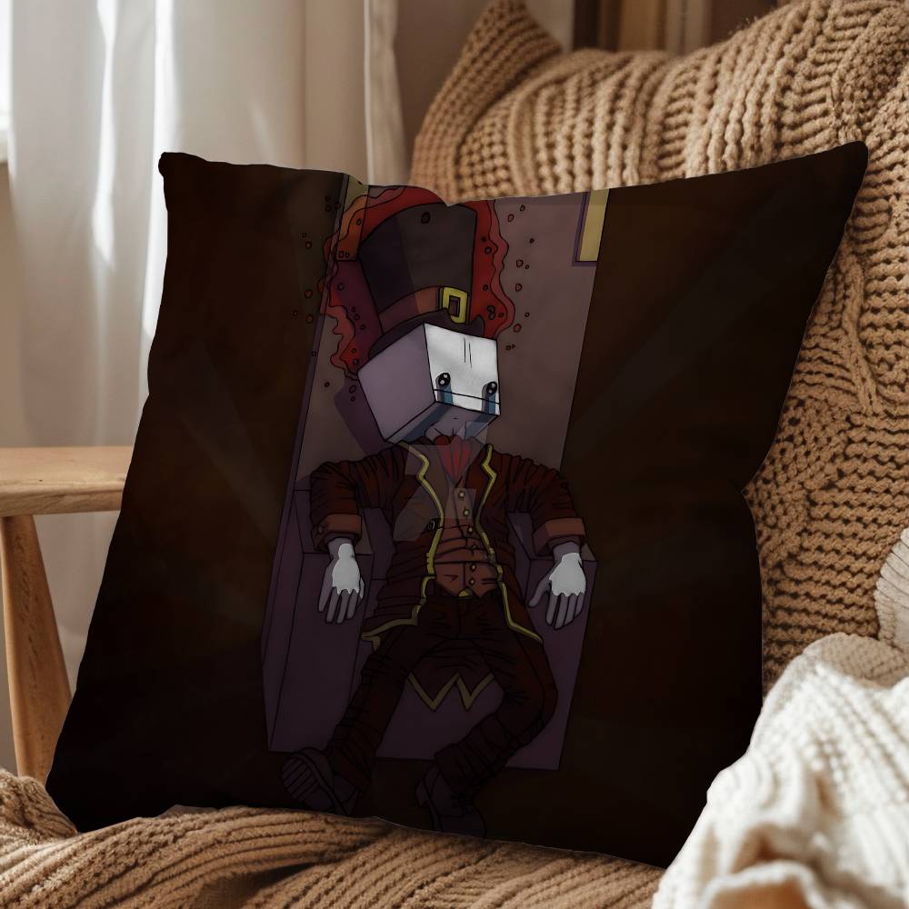 funny game Hatty BattleBlock Theater Pillow Case Antidustmite Pillowcase Invisible zipper silky short plush Sofa cushion cover 45x45 cm
funny game Hatty BattleBlock Theater Pillow Case Antidustmite Pillowcase Invisible zipper silky short plush Sofa cushion cover 45x45 cm