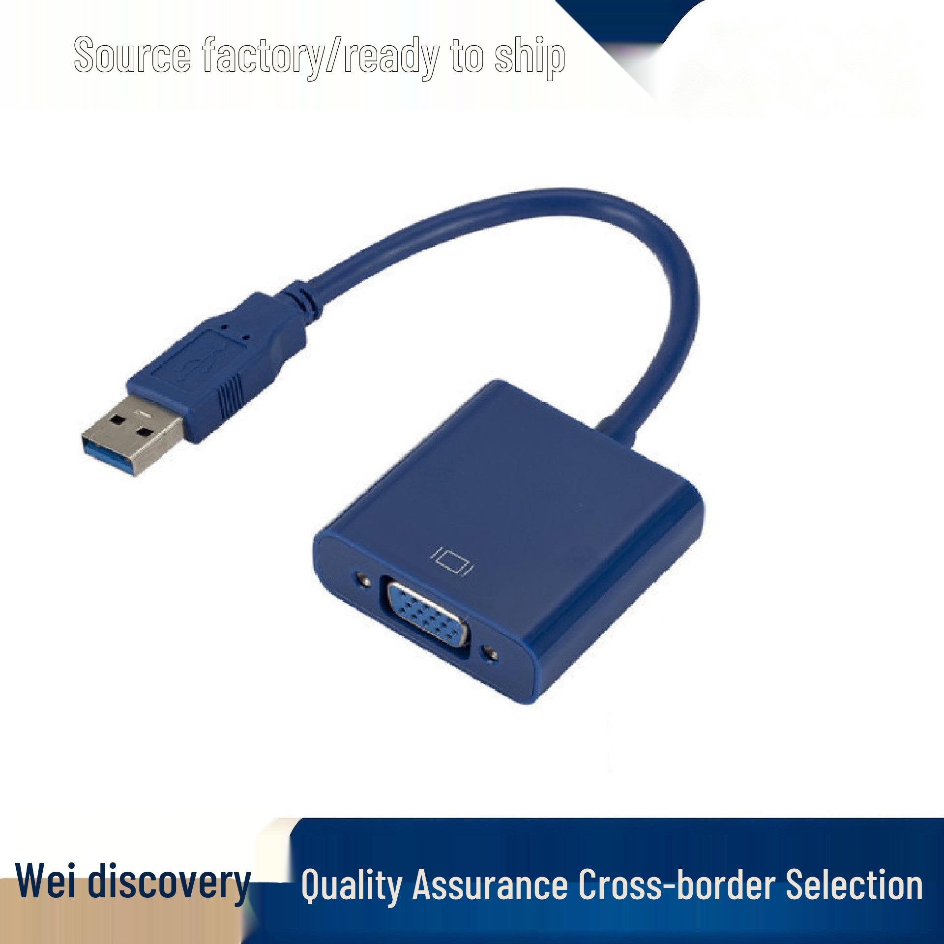 USB 3.0 to VGA External Graphics Adapter for Projector and Monitor чорний
USB 3.0 to VGA External Graphics Adapter for Projector and Monitor чорний
