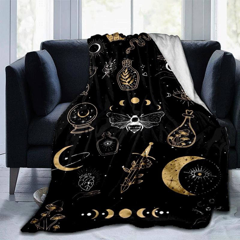 1pc Moon Printing Lightweight Flannel Blanket, Comfortable and Warm Blanket, for Camping Sofa Bed and Couch Office, Suitable for Gift Blanket 100x150cm
1pc Moon Printing Lightweight Flannel Blanket, Comfortable and Warm Blanket, for Camping Sofa Bed and Couch Office, Suitable for Gift Blanket 100x150cm