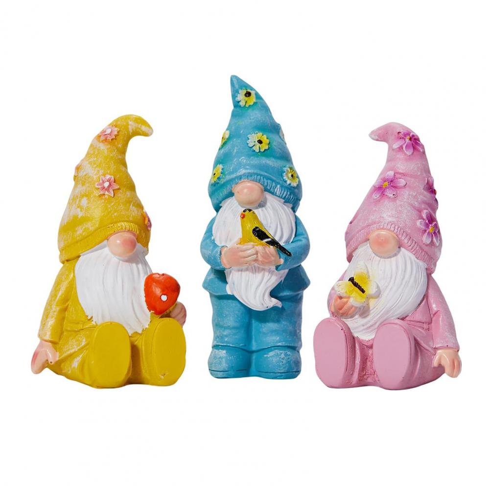 Садовый гном, украшение для сада, набор из 3-х whimsical статуэток гномов с бабочкой, птицей, грибом, смола, для улицы разноцветный
Садовый гном, украшение для сада, набор из 3-х whimsical статуэток гномов с бабочкой, птицей, грибом, смола, для улицы разноцветный