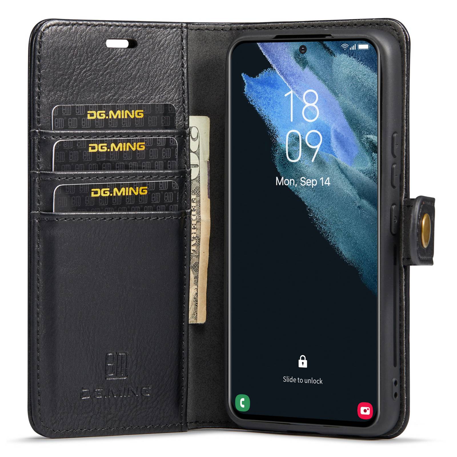 DG.MING For Samsung Galaxy S23 Detachable Split Leather Case Stand Wallet Full Protection Phone Cover Brown
DG.MING For Samsung Galaxy S23 Detachable Split Leather Case Stand Wallet Full Protection Phone Cover Brown