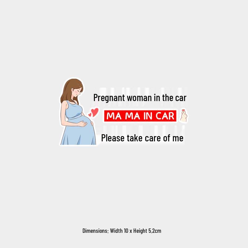 Reflective Warning Stickers: Protect Pregnant Drivers with Creative Rear Windshield Alerts for Expecting Mothers in Cars.
Reflective Warning Stickers: Protect Pregnant Drivers with Creative Rear Windshield Alerts for Expecting Mothers in Cars.