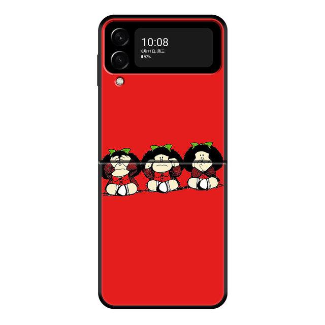 Черные чехлы Mafalda для телефона, жесткий ПК для Samsung Galaxy Flip Z Flip3 5g Zflip3 Zflip Samsung Z Flip3 5G
Черные чехлы Mafalda для телефона, жесткий ПК для Samsung Galaxy Flip Z Flip3 5g Zflip3 Zflip Samsung Z Flip3 5G