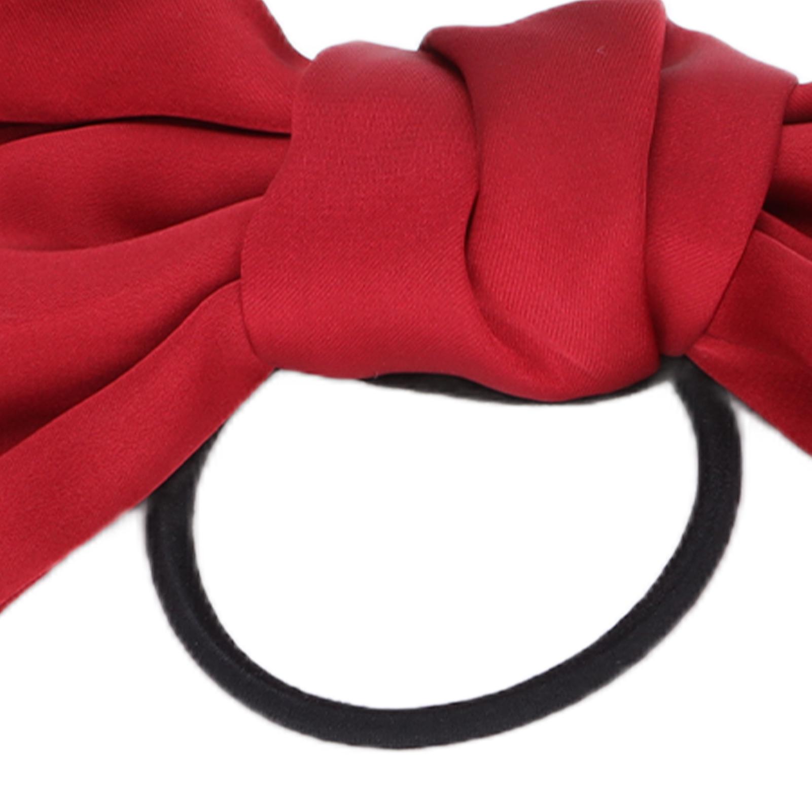 Satin Ribbon Bowknot Hair Band Fashionable Large Bow Hair Rope for Party Birthday
Satin Ribbon Bowknot Hair Band Fashionable Large Bow Hair Rope for Party Birthday