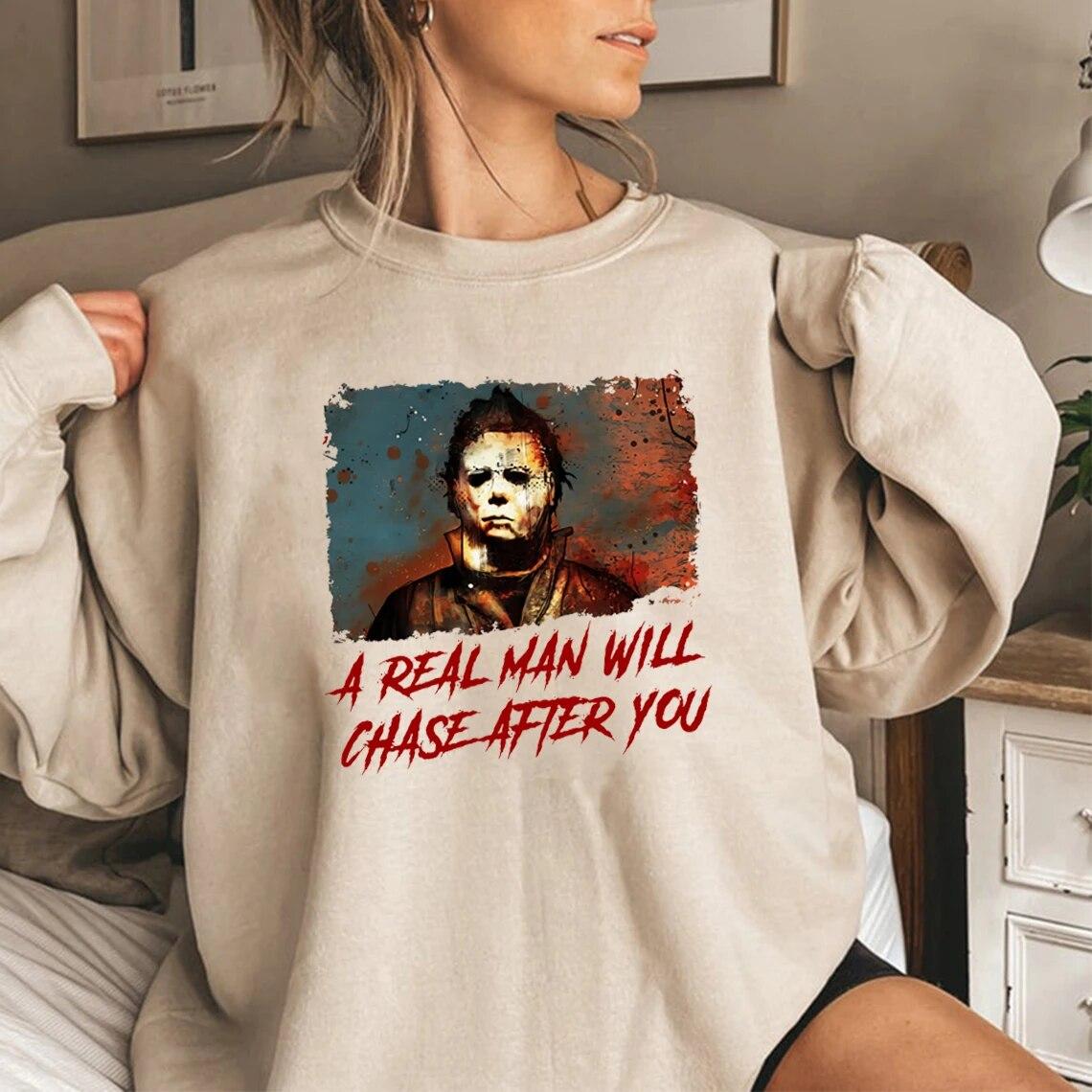 Funny Halloween Sweatshirt A Real Unisex Will Chase After You Sweatshirt Unisex Hoodies Scary Halloween Hoodie Spooky Pullovers Top Unisex
Funny Halloween Sweatshirt A Real Unisex Will Chase After You Sweatshirt Unisex Hoodies Scary Halloween Hoodie Spooky Pullovers Top Unisex