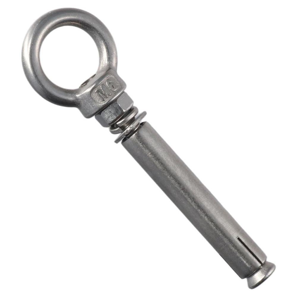 1/5Pcs M6x70mm Ring Lifting Fastener Stainless Steel Bolt Screw Ceiling Hook Concrete Brick Wall 1Pc
1/5Pcs M6x70mm Ring Lifting Fastener Stainless Steel Bolt Screw Ceiling Hook Concrete Brick Wall 1Pc