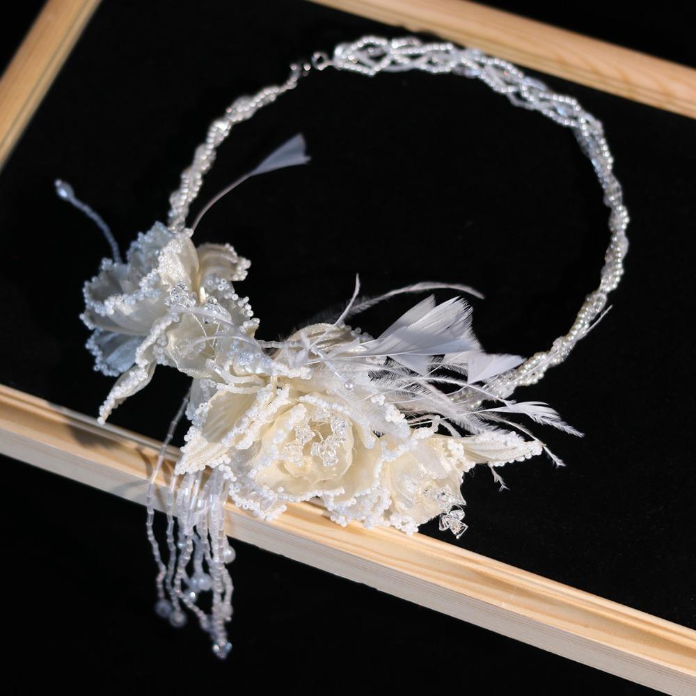 Feather Bridal Headbands Exquisite Wedding Headwear Versatile Bride Headress Hair Jewelry бежевый
Feather Bridal Headbands Exquisite Wedding Headwear Versatile Bride Headress Hair Jewelry бежевый
