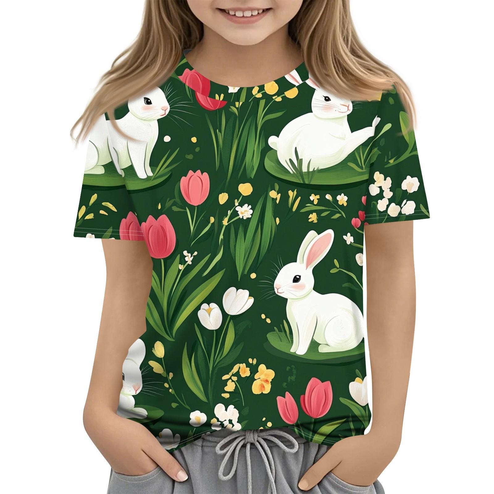 Детская модная повседневная футболка с коротким рукавом и принтом в виде Пасхи и круглым вырезом 140
Детская модная повседневная футболка с коротким рукавом и принтом в виде Пасхи и круглым вырезом 140