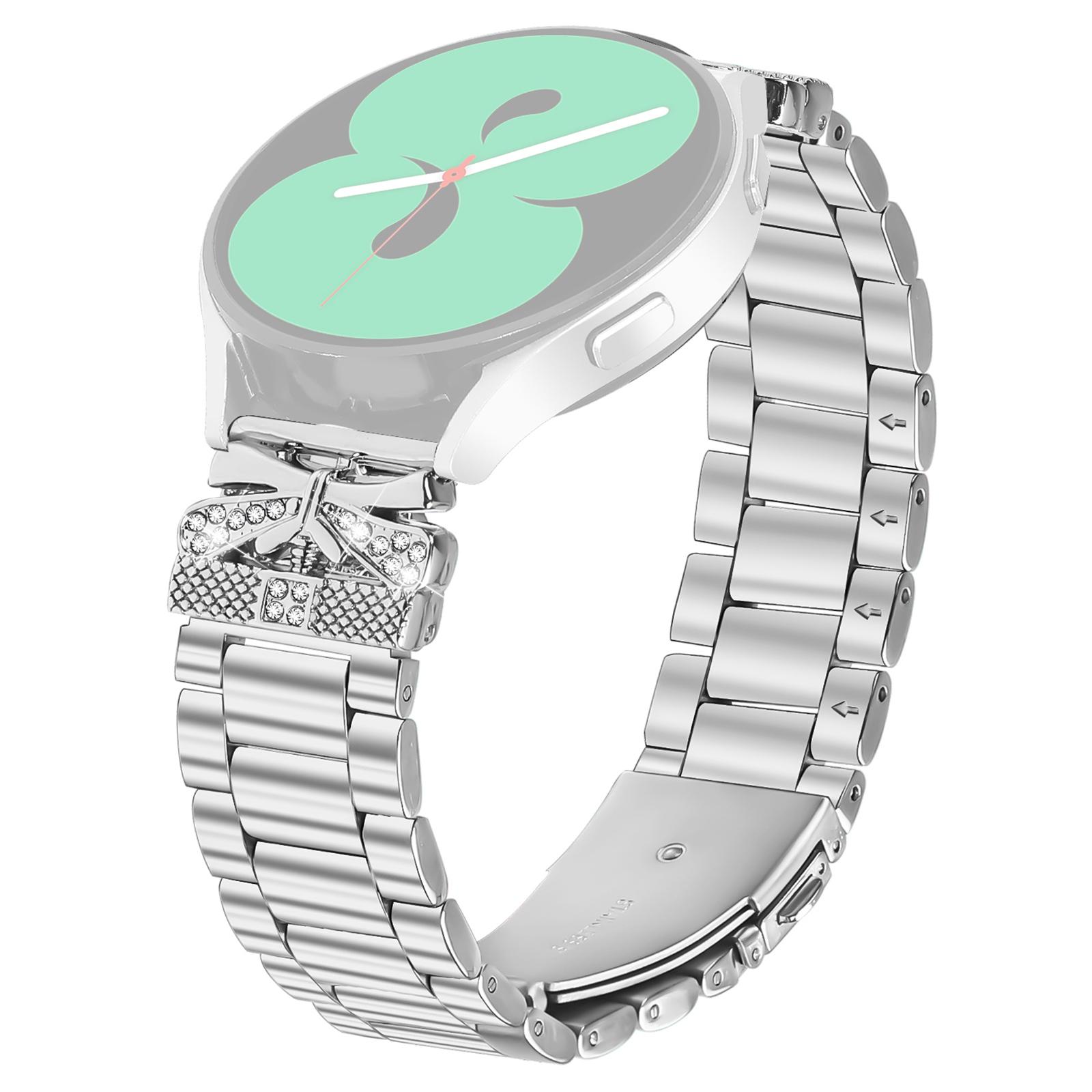 For Garmin Approach S40/Forerunner 158 Replacement Strap Butterfly Rhinestones Decor Silver Stainless Steel Watch Band As Shown A
For Garmin Approach S40/Forerunner 158 Replacement Strap Butterfly Rhinestones Decor Silver Stainless Steel Watch Band As Shown A