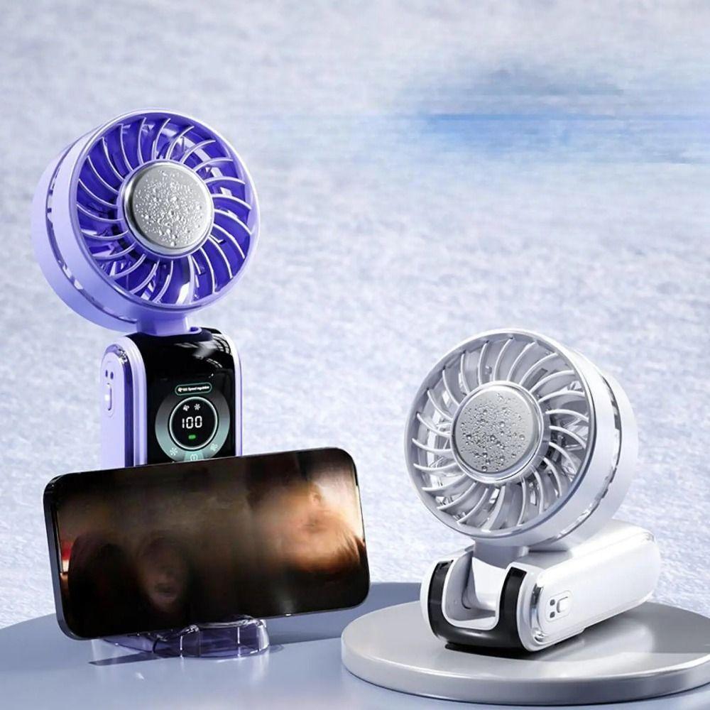 100 Level Speed Handheld Folding Fan Ice Compress Mini Cooling Fans Camping фіолетовий
100 Level Speed Handheld Folding Fan Ice Compress Mini Cooling Fans Camping фіолетовий