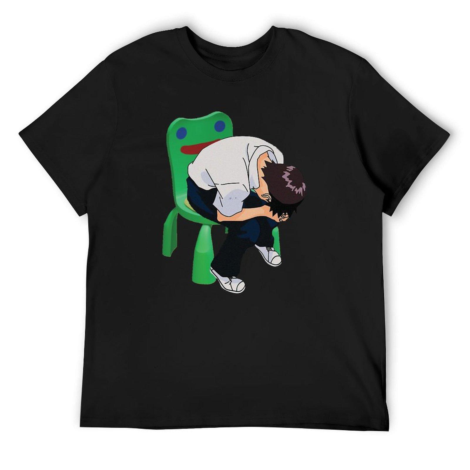 Shinji Ikari in the Froggy Chair T-Shirt boys animal print tees mens t shirt 4XL
Shinji Ikari in the Froggy Chair T-Shirt boys animal print tees mens t shirt 4XL