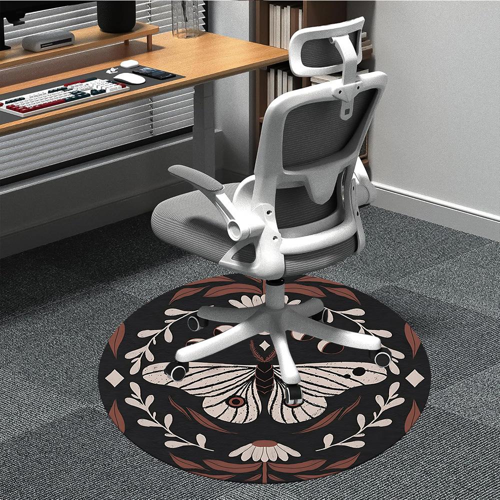 1PC Butterfly Moon Office Round Area Rug, Indoor Mat Suitable For Office, Under Office Chairs Bedroom Living Room Home Decor, Room Decos039 80cm by 80cm
1PC Butterfly Moon Office Round Area Rug, Indoor Mat Suitable For Office, Under Office Chairs Bedroom Living Room Home Decor, Room Decos039 80cm by 80cm