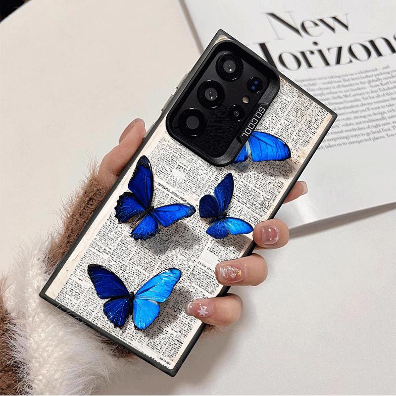Blue Butterfly Aesthetics Shockproof Phone Case for Samsung Galaxy S26 Edge S25 Ultra S24 FE S23 Plus S21 Cover Anti Fall Fundas Samsung S21 Plus
Blue Butterfly Aesthetics Shockproof Phone Case for Samsung Galaxy S26 Edge S25 Ultra S24 FE S23 Plus S21 Cover Anti Fall Fundas Samsung S21 Plus