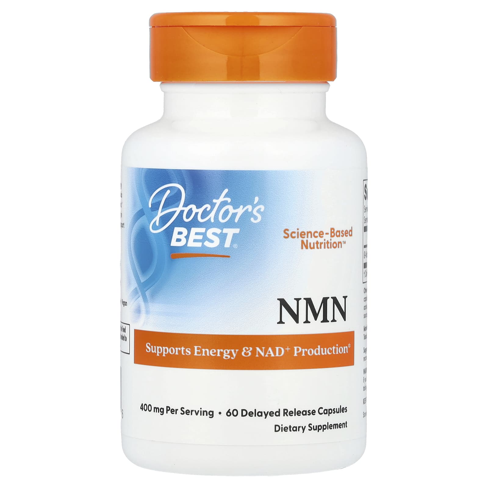 Doctor s Best, NMN, 400 мг, 60 капсул із уповільненим вивільненням (200 мг в капсулі)
Doctor s Best, NMN, 400 мг, 60 капсул із уповільненим вивільненням (200 мг в капсулі)