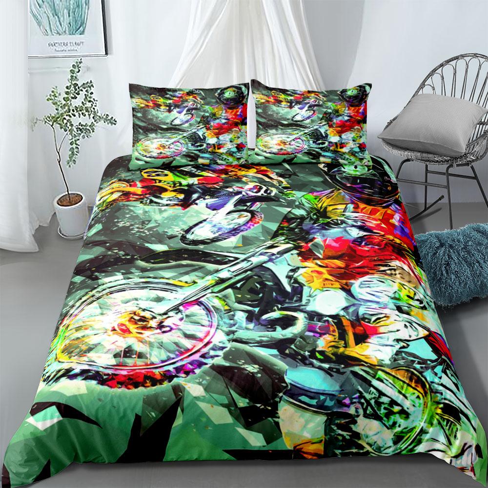 Motorcycle Rider Duvet Cover Set Uk Single Double Queen Us Twin Full King Size Bed Linen Set 140x210cm
Motorcycle Rider Duvet Cover Set Uk Single Double Queen Us Twin Full King Size Bed Linen Set 140x210cm