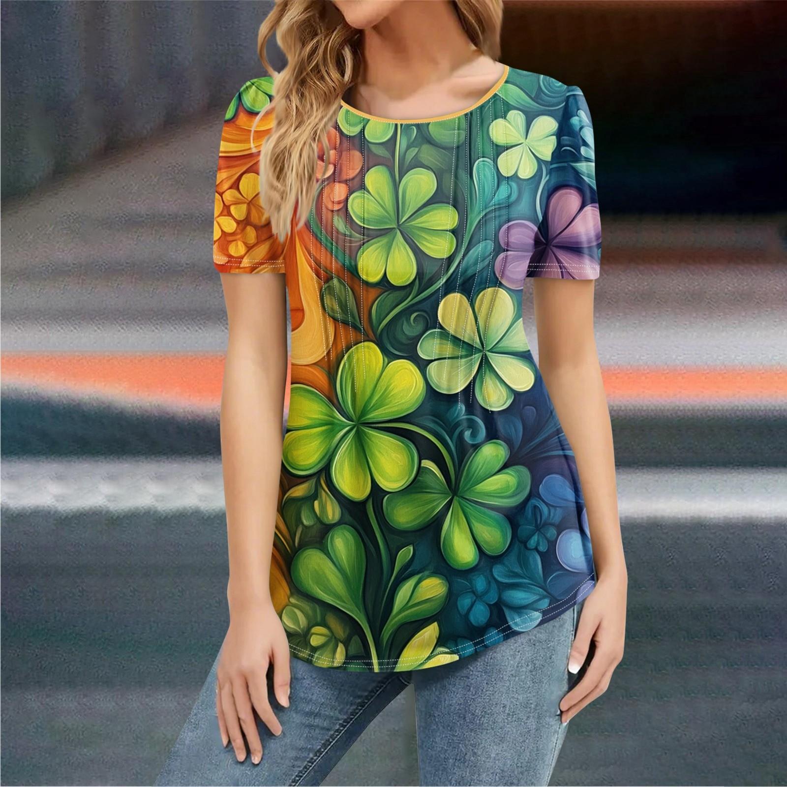 Женская мода в стиле кэжуал. Патрик Принт Топ Короткий Рукав Рубашка Свободный Пуловер XL
Женская мода в стиле кэжуал. Патрик Принт Топ Короткий Рукав Рубашка Свободный Пуловер XL