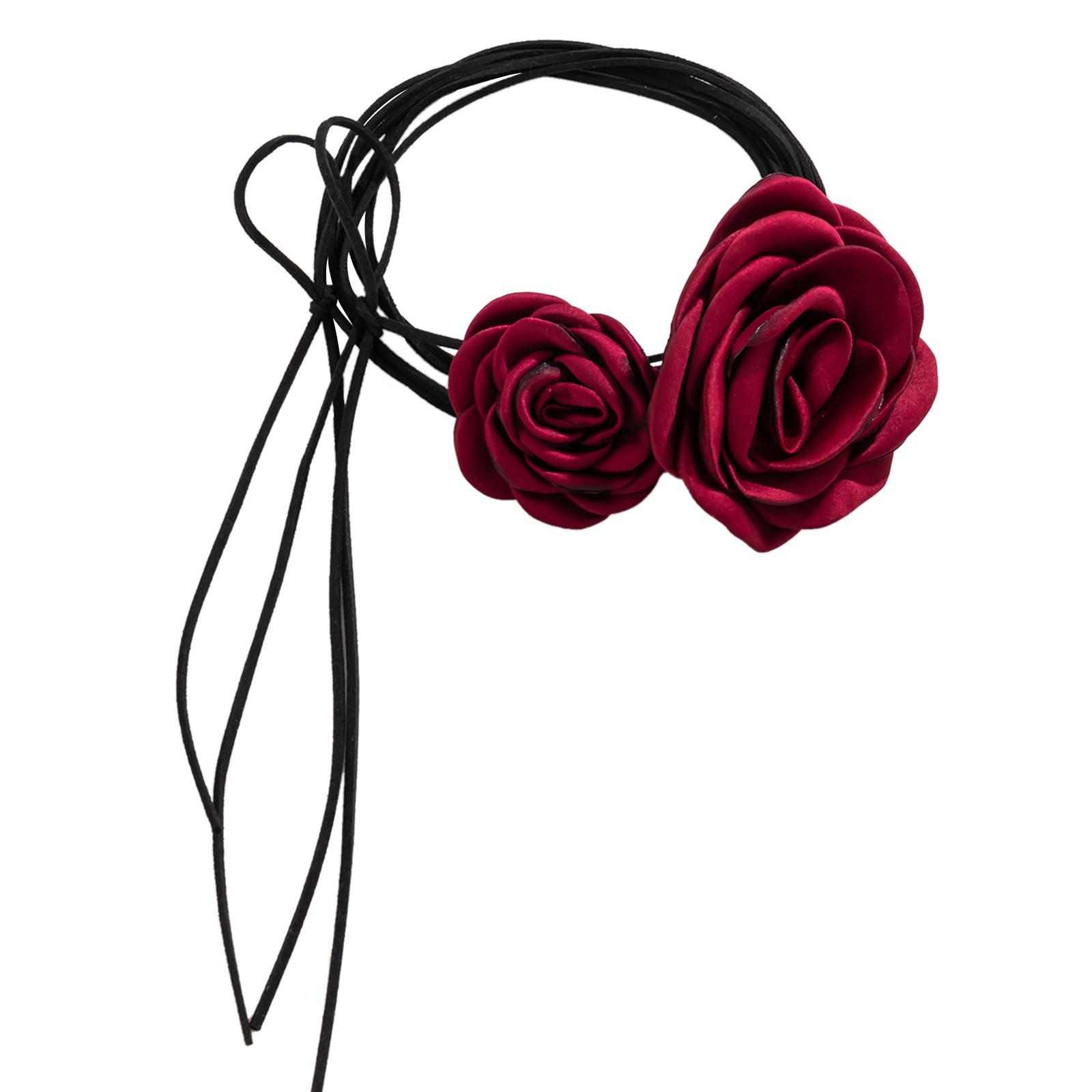 1 Pair Stylish Gothic Rose Flower Necklaces, Choker Neck Chain Women Ladies Adjustable Rope Collarbone Chain Y2K Jewelry 1 красный
1 Pair Stylish Gothic Rose Flower Necklaces, Choker Neck Chain Women Ladies Adjustable Rope Collarbone Chain Y2K Jewelry 1 красный
