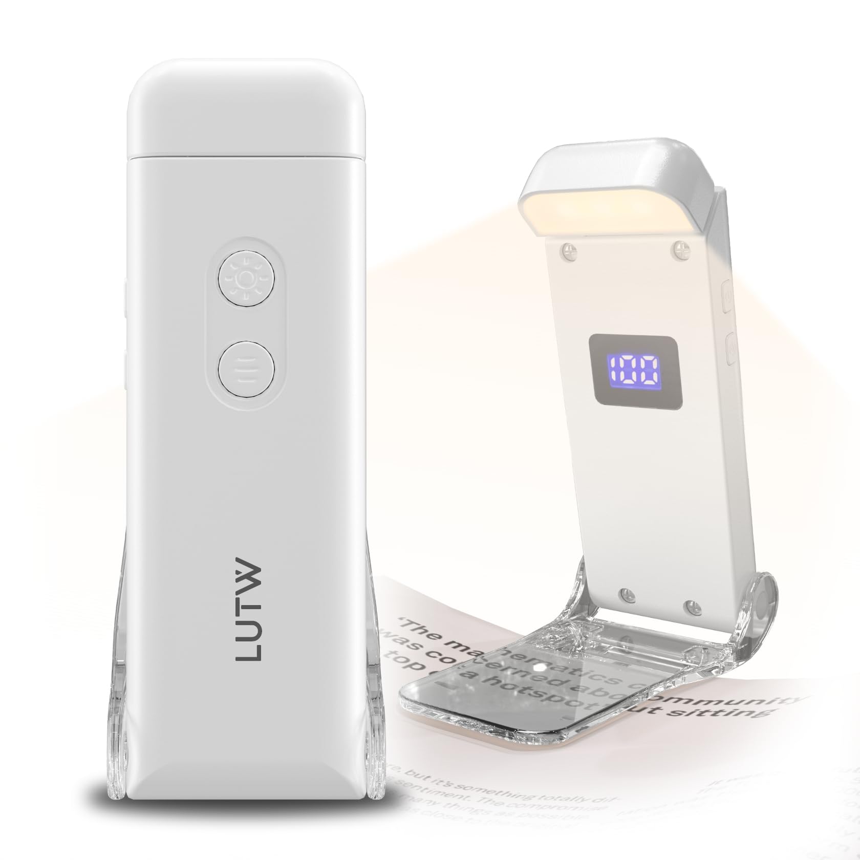 Портативна лампа для читання LUTW, з USB-зарядкою, світло для музики для книг, 3 налаштування колірної температури, 5 налаштувань яскравості, РК-дисплей, 3060 хвилин
Портативна лампа для читання LUTW, з USB-зарядкою, світло для музики для книг, 3 налаштування колірної температури, 5 налаштувань яскравості, РК-дисплей, 3060 хвилин