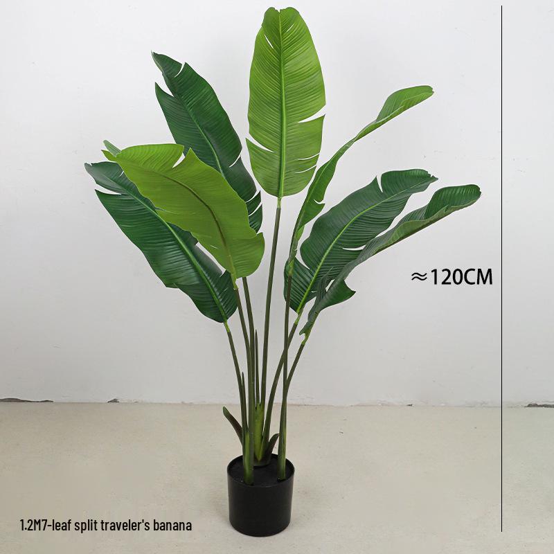 Large Green Traveler s Palm & Monstera Fake Tree for Indoor Decor
Large Green Traveler s Palm & Monstera Fake Tree for Indoor Decor