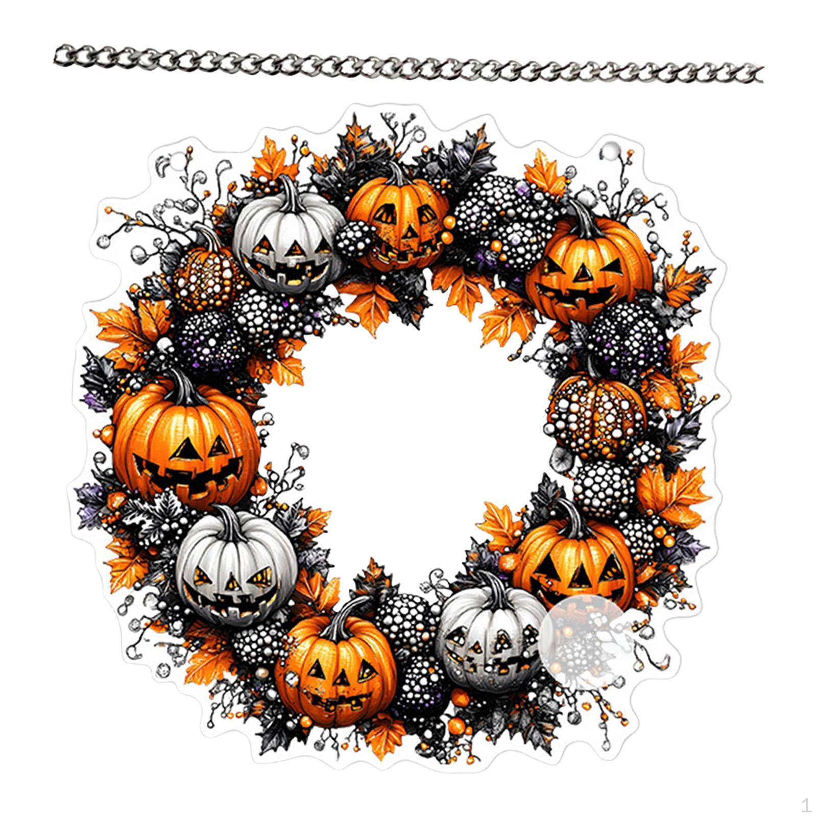 Halloween Pumpkin 2D Acrylic Pendant Decoration,Horror Sturdy Hanging Ornament for Front
Halloween Pumpkin 2D Acrylic Pendant Decoration,Horror Sturdy Hanging Ornament for Front