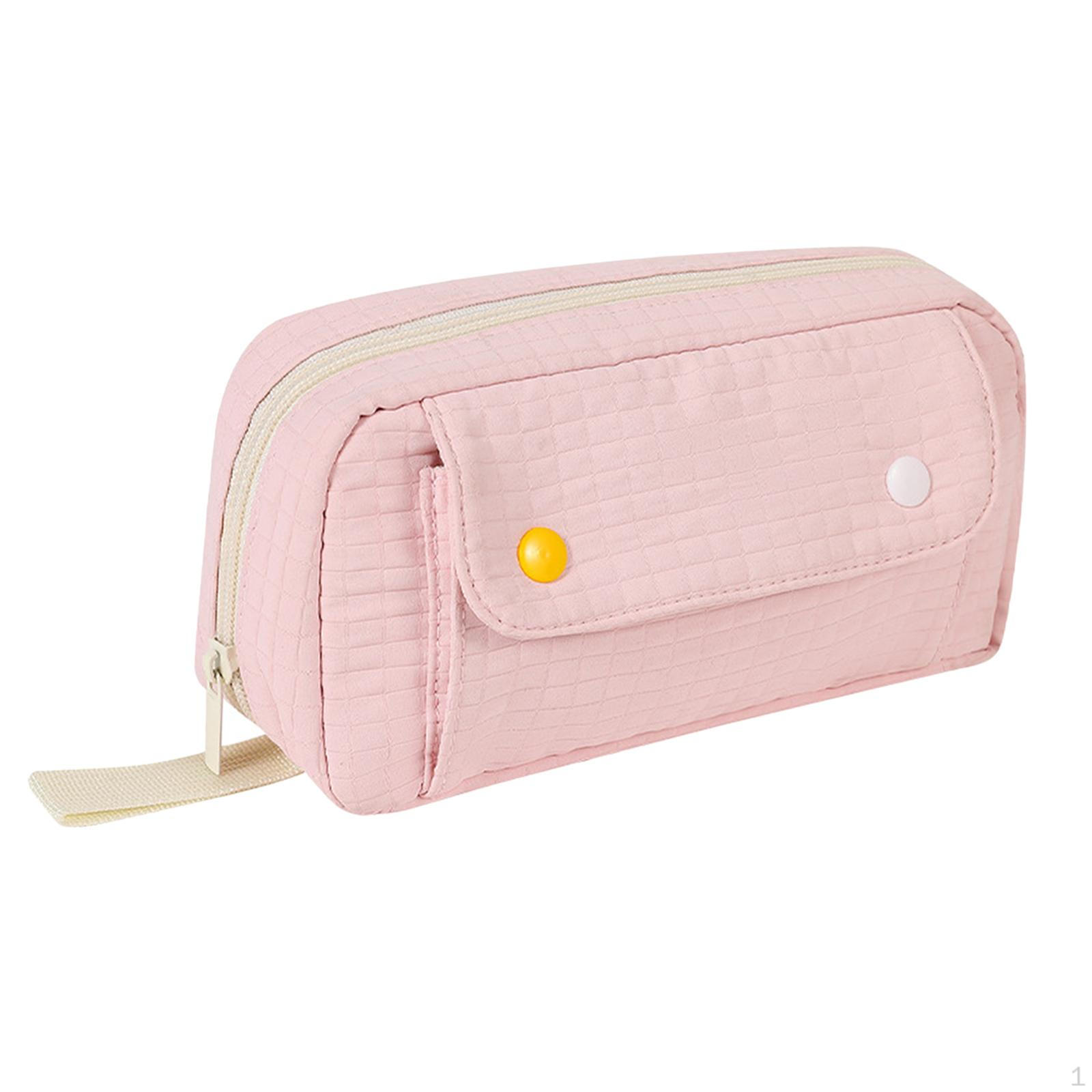 Pencil Case with Spacious Interior And Sturdy Handle. Soft Material for School, Home Office, розовый
Pencil Case with Spacious Interior And Sturdy Handle. Soft Material for School, Home Office, розовый