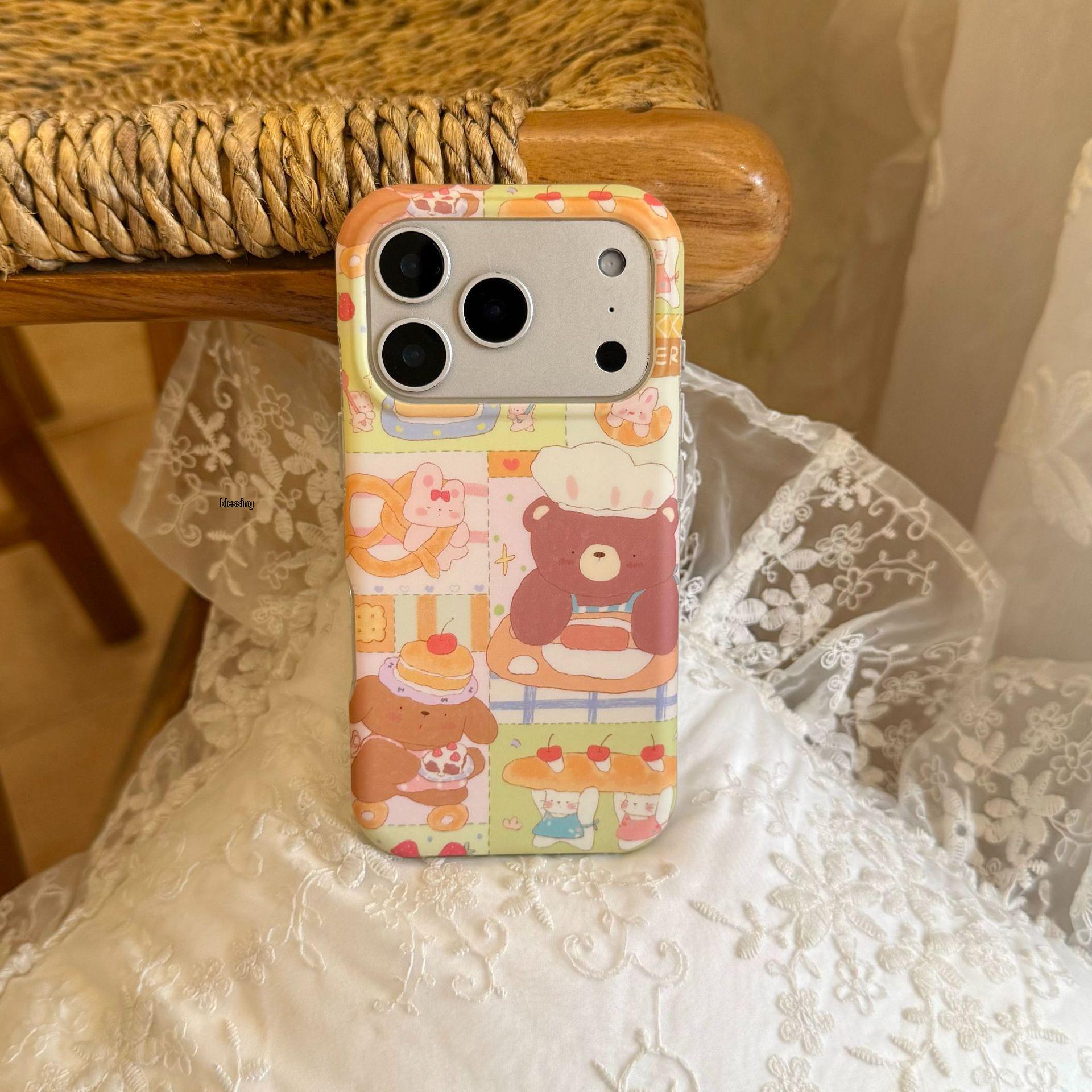 Cute Bear Baking iPhone Case for 15/14/16 Pro Max - Drop-proof Silicone Protection iPhone 16
Cute Bear Baking iPhone Case for 15/14/16 Pro Max - Drop-proof Silicone Protection iPhone 16