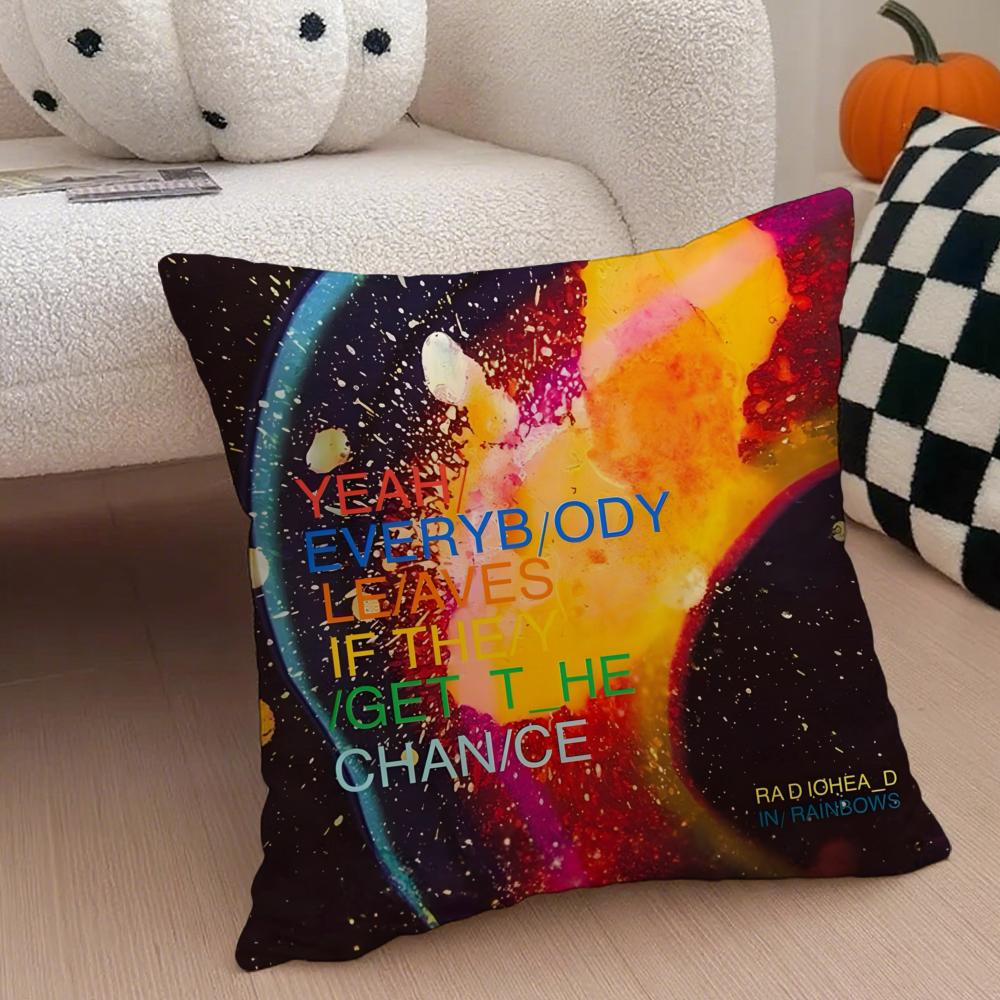Experimental British Band RRadiohead Cushion Cover Throw Pillow Cover Hidden Button Durable Polyester Chair Cushion 30X30cm
Experimental British Band RRadiohead Cushion Cover Throw Pillow Cover Hidden Button Durable Polyester Chair Cushion 30X30cm