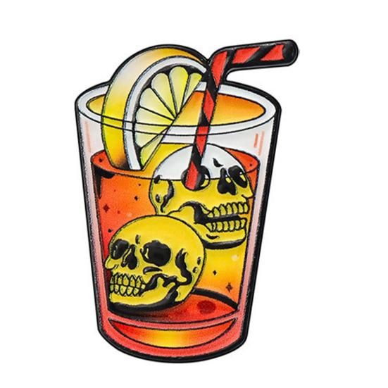 Halloween Badge Dark Style Gothic Drinking Shape Skull Patten Zinc Alloy Texture C
Halloween Badge Dark Style Gothic Drinking Shape Skull Patten Zinc Alloy Texture C