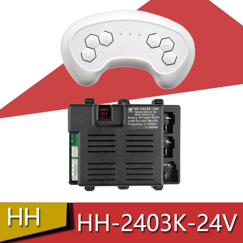 HH-2403K-24V Kids Electric Car Remote Control 35A Receiver & HH-2407K-DZYM-24V Controller
HH-2403K-24V Kids Electric Car Remote Control 35A Receiver & HH-2407K-DZYM-24V Controller