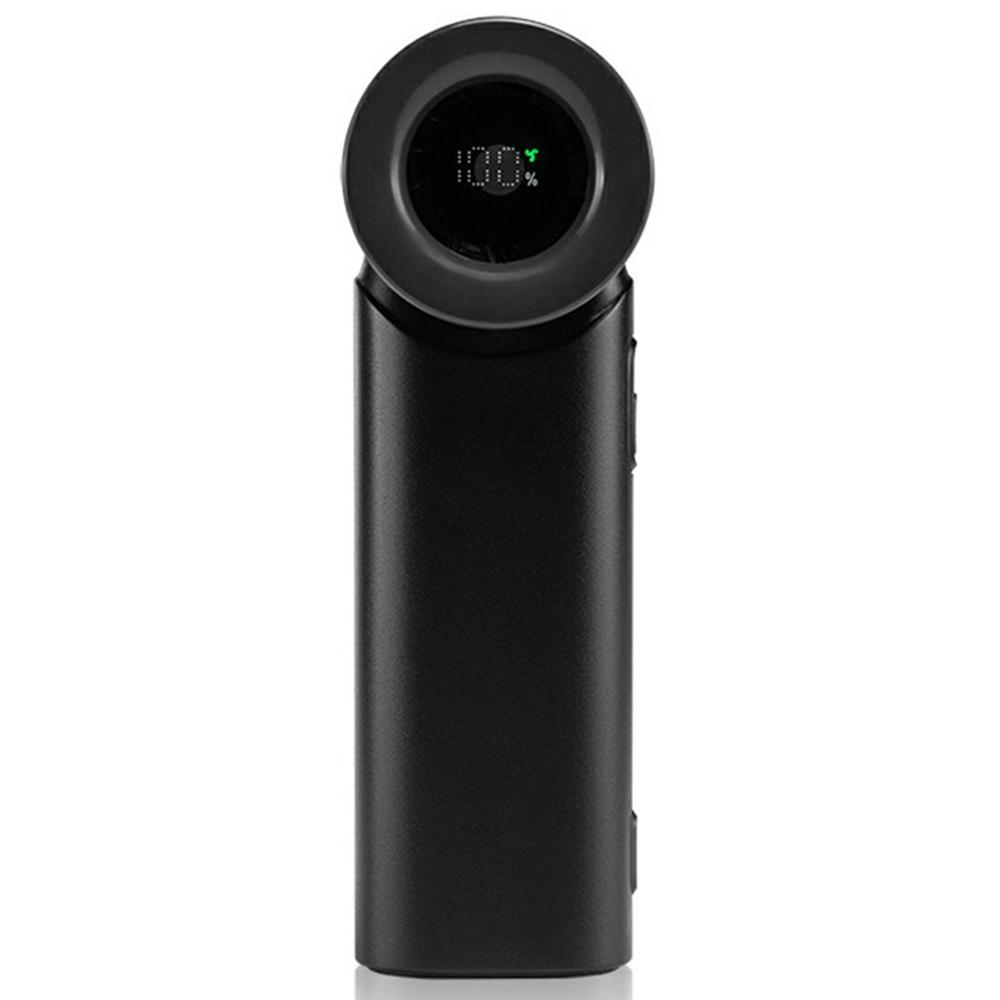 Handheld USB Rechargeable Turbo Fan 5 Speed Adjustable Portable Bladeless Cooling Fan Black
Handheld USB Rechargeable Turbo Fan 5 Speed Adjustable Portable Bladeless Cooling Fan Black