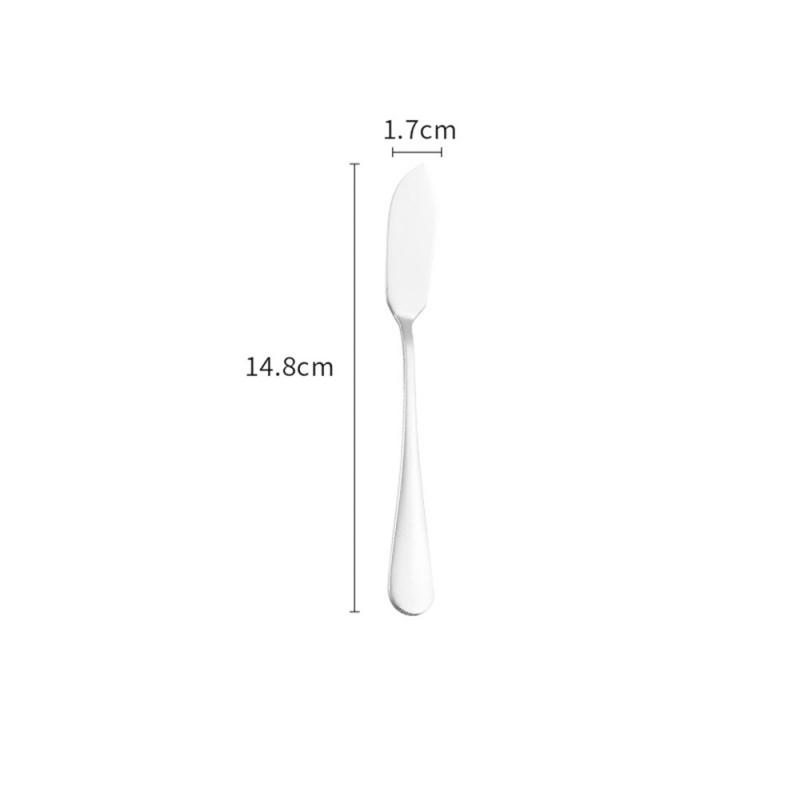 Нож для масла из нержавеющей стали, высококачественный нож, столовые приборы, салфетка для тостов, масло, крем, джем, намазка, хлеб, сыр, резак для домашней кухни
Нож для масла из нержавеющей стали, высококачественный нож, столовые приборы, салфетка для тостов, масло, крем, джем, намазка, хлеб, сыр, резак для домашней кухни