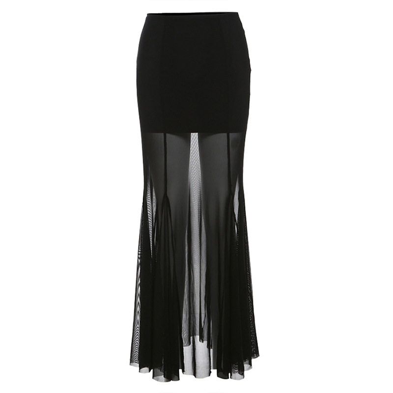 European and American Style Cross-Border 2024 Spring New Women s Fashion Solid Color Slim-Fit Street Fashion High-Waisted Bodycon Mesh Skirt Black S
European and American Style Cross-Border 2024 Spring New Women s Fashion Solid Color Slim-Fit Street Fashion High-Waisted Bodycon Mesh Skirt Black S