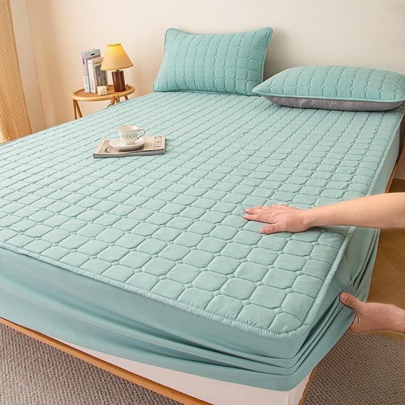 New four-season universal skin-friendly bread grid padded cotton single-piece bed hat protective cover dormitory bed sheet all-inclusive Pillowcase pair зелений
New four-season universal skin-friendly bread grid padded cotton single-piece bed hat protective cover dormitory bed sheet all-inclusive Pillowcase pair зелений