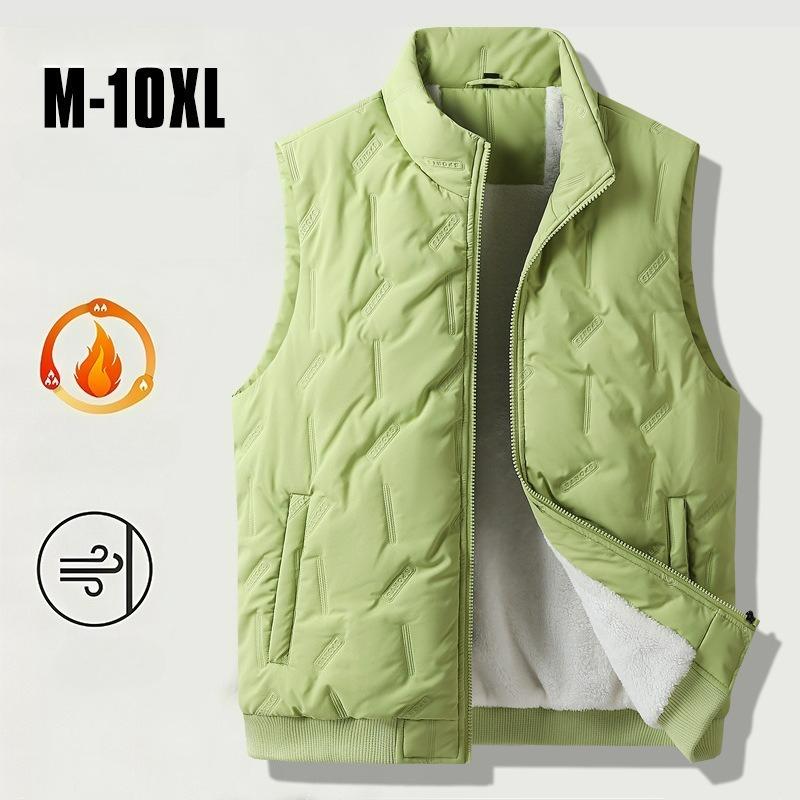 Men s Plus Size Down Cotton Vest Autumn and Winter Warm Vest Plus Velvet Couple Casual Waistcoat Jacket 9XL зелений
Men s Plus Size Down Cotton Vest Autumn and Winter Warm Vest Plus Velvet Couple Casual Waistcoat Jacket 9XL зелений